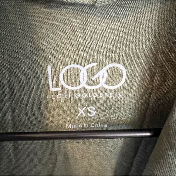 NWOT Logo by Lori Goldstein Knit Vest with Printed Trim and Pockets | Size XXS - Picture 4 of 8